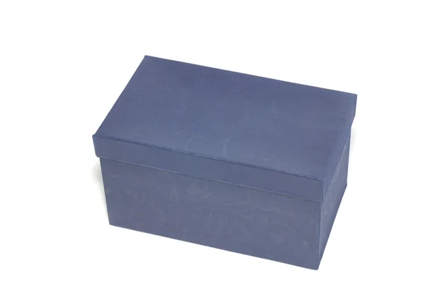 stock image Blue gift box