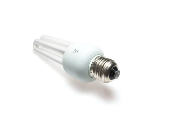 Compact fluorescent lamp isolated — Stock Photo, Image