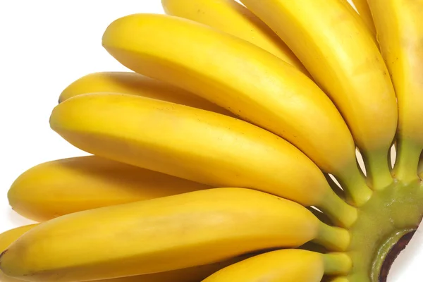 Čerstvých banánů, samostatný — Stock fotografie