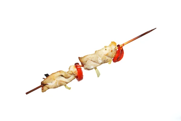 Kuřecí kebab, samostatný — Stock fotografie