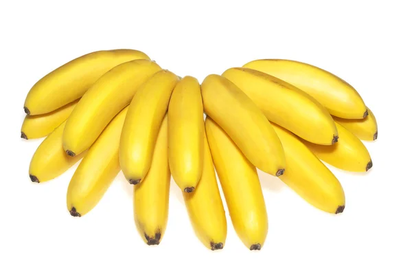 Friss banán elszigetelt Jogdíjmentes Stock Fotók