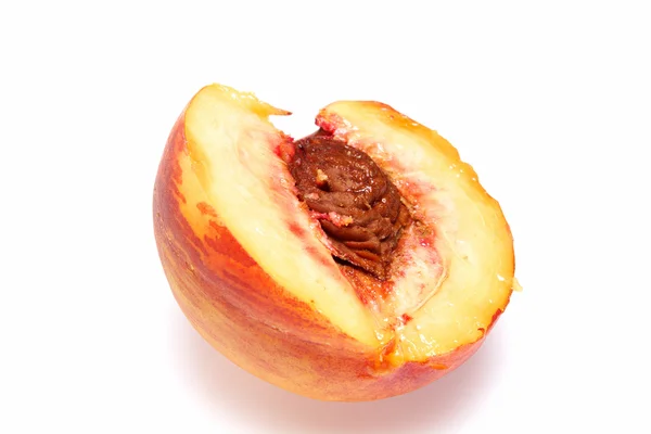 Slice of tasty juicy peach — Stock Photo, Image
