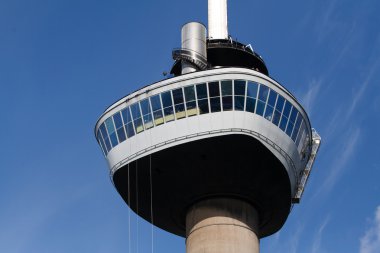 Euromast tower in Rotterdam. Zoomed clipart