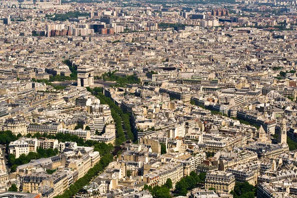 Aerial view on the Champs de Mars — Stock Photo, Image