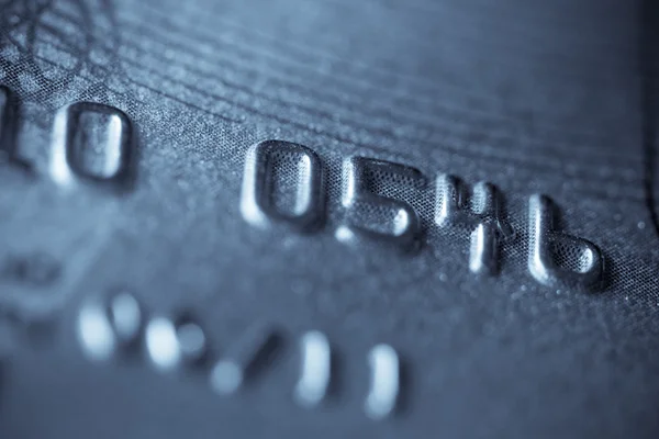 Stock image Macro shoot of a credit card