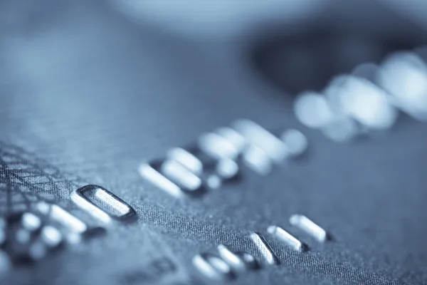 Macro shoot of a credit card — Stock Photo, Image