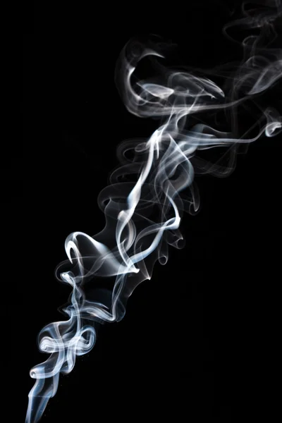 stock image Smoke on a black background