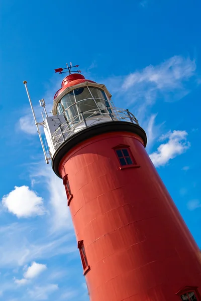 Stock image Close view on red lighthouse