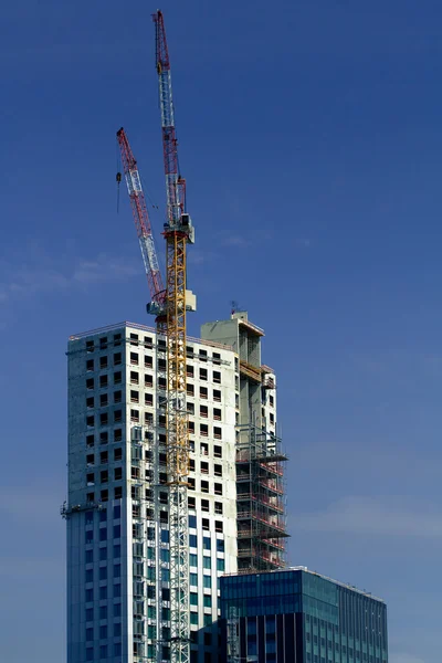 stock image Construction of new office building