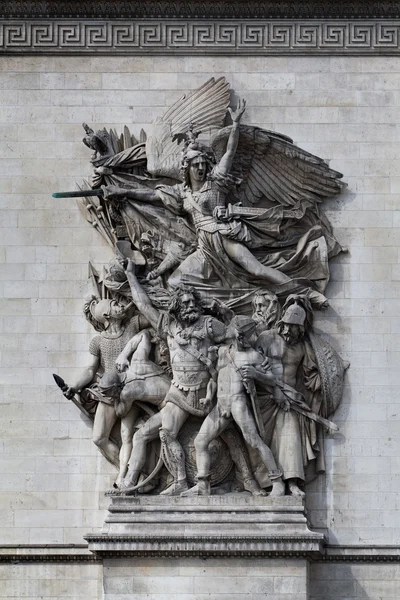 Relief at Arc de Triomphe — Stock Photo, Image
