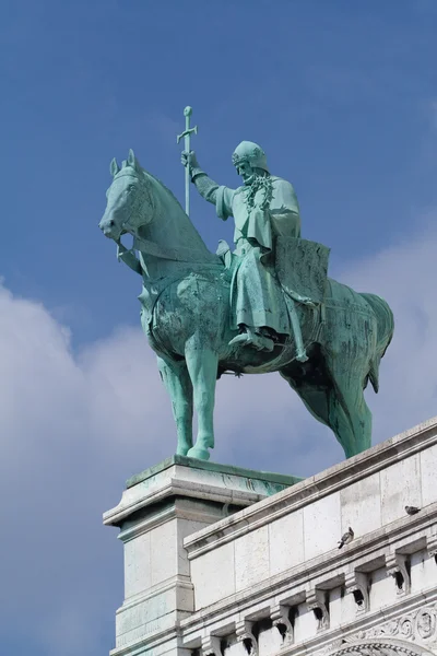 stock image Sculpture of Sacre Coeur, Paris