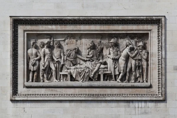 stock image Relief at Arc de Triomphe. Paris, France