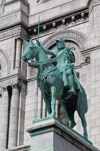 stock image Sculpture of Sacre Coeur. Paris, France