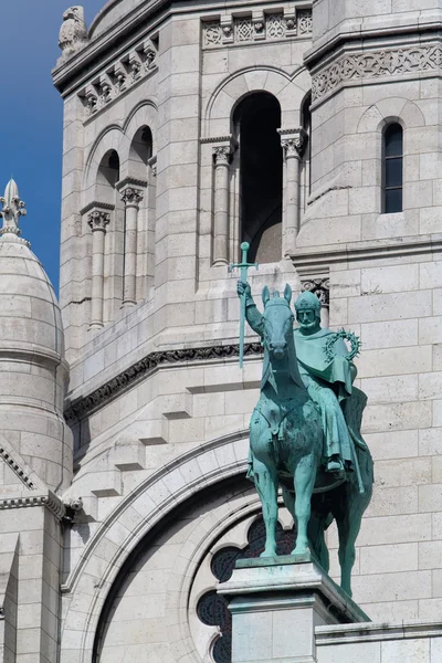 Escultura del Sacre Coeur. París, Francia — Foto de Stock