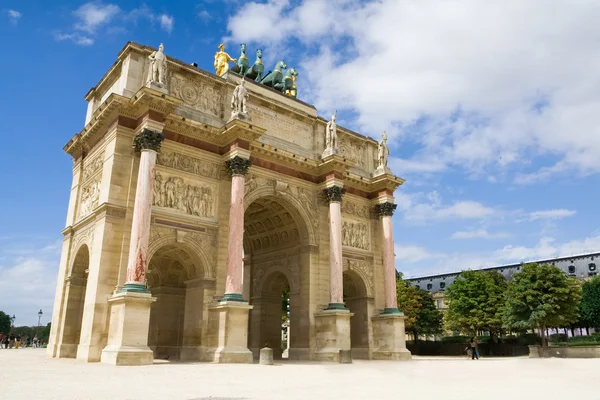 Триумфальная арка Карусели. Париж — стоковое фото