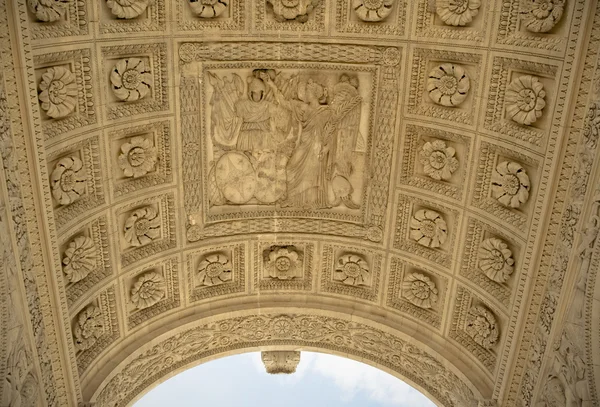 Arc de Triomphe du Carrousel. Detalles — Foto de Stock