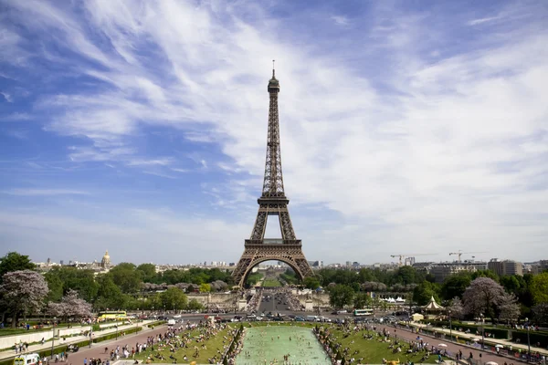 Эйфелева башня. Париж, Франция — стоковое фото