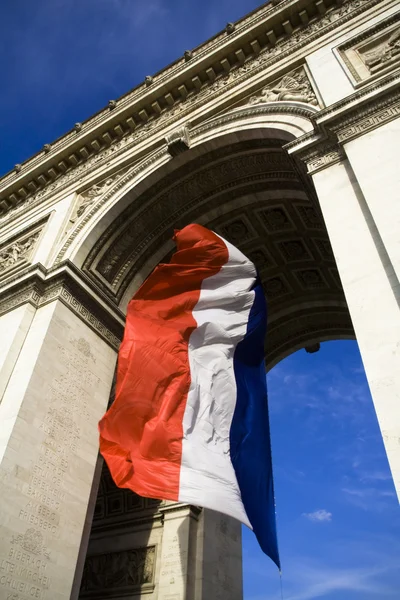 Arc de triomphe. Paris, Frankrijk — Stockfoto