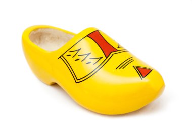 Dutch wooden shoe clipart