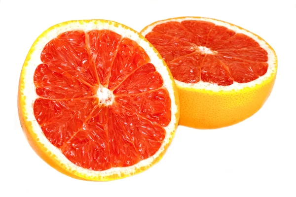 Grapefruit. elszigetelt fehér háttérb — Stock Fotó
