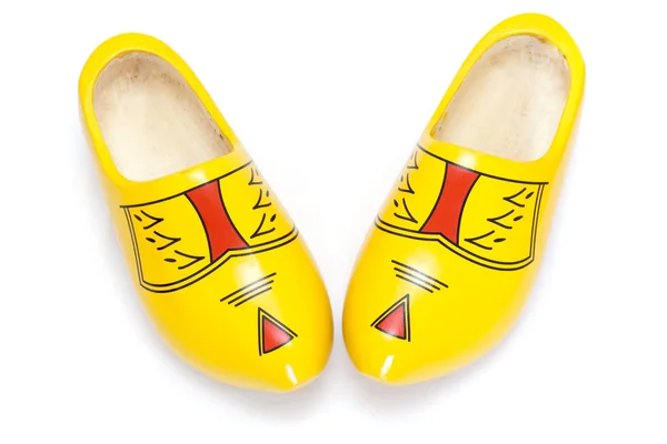 Stock image Pair of wooden shoes - klompen