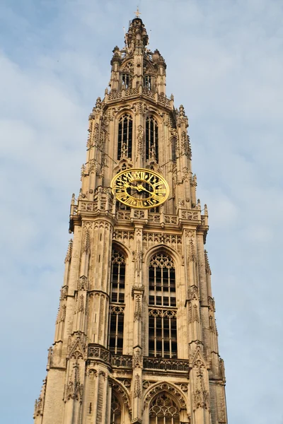 안트베르펜, 벨기에의 시계탑 — 스톡 사진