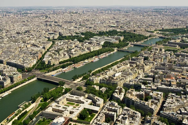 París y el Sena — Foto de Stock