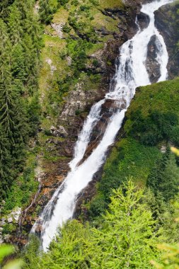 Stuibenfall - the lagest waterfall in Ti clipart