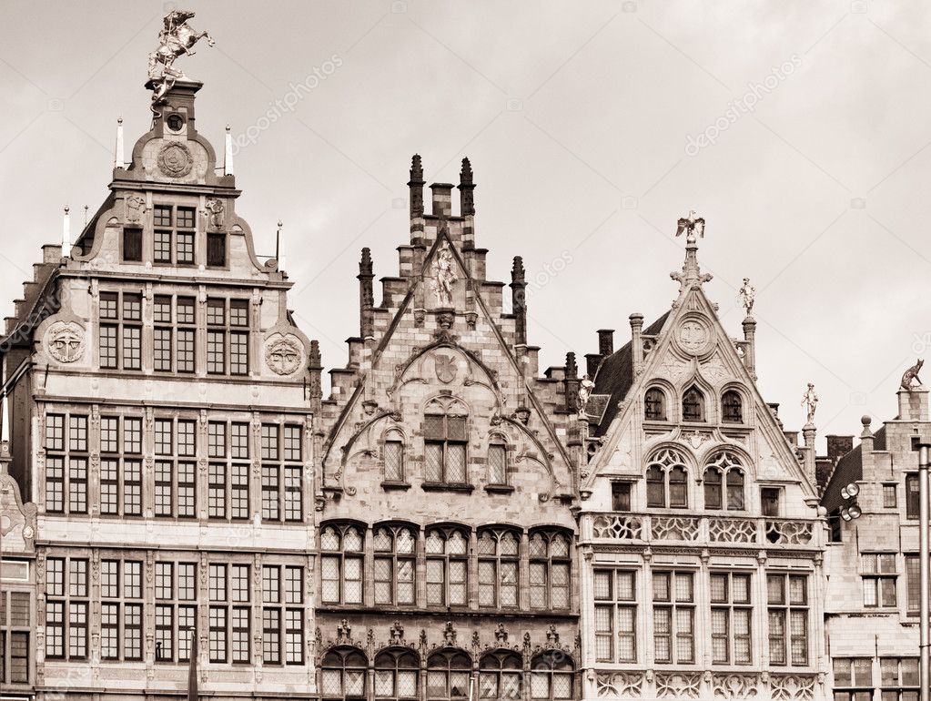 Old houses in Antwerpen
