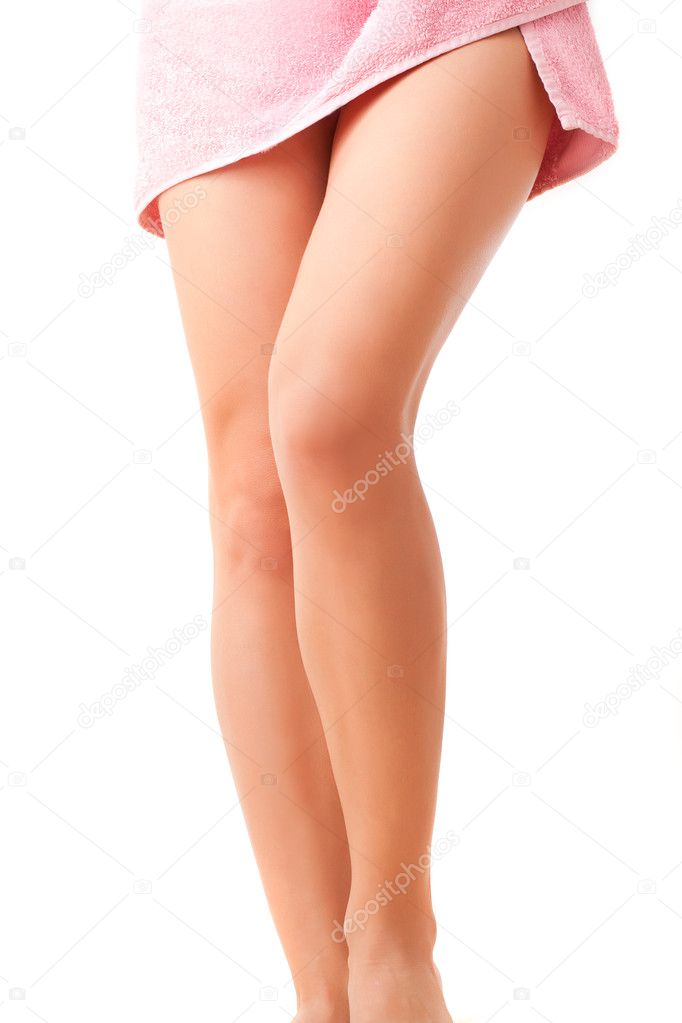Elegant woman's legs