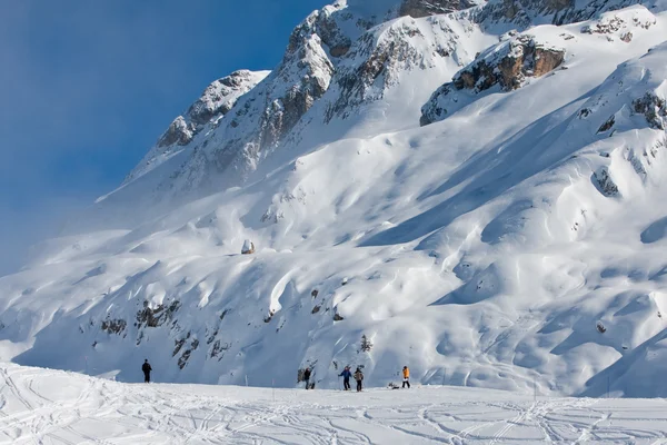 雪の覆われた山 — ストック写真