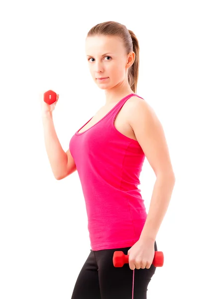 Young fit woman training — Stock Photo, Image