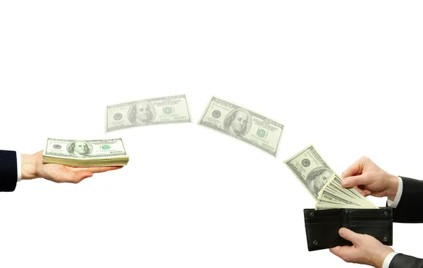 Transfer of funds — Stock Photo, Image
