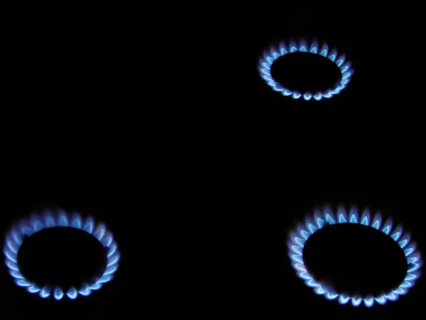 Lågorna av gas — Stockfoto
