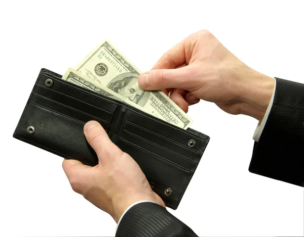 Money in hands — Stock Photo, Image