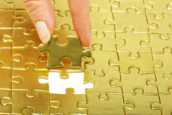 Azulejos de oro — Foto de Stock