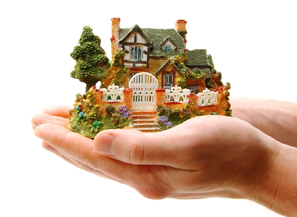 House in hands Royalty Free Stock Images