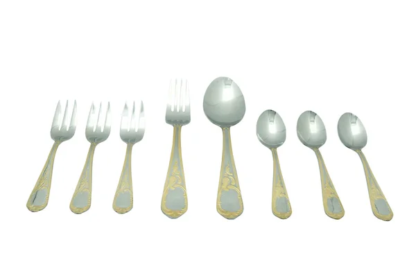 Complete silverware set — Stock Photo, Image