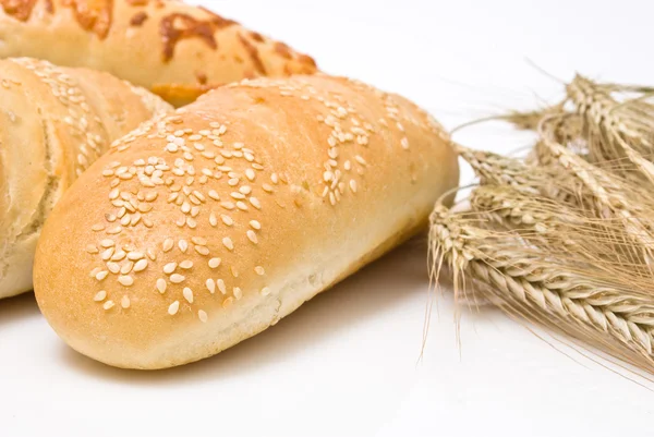 Sortiment an gebackenem Brot — Stockfoto