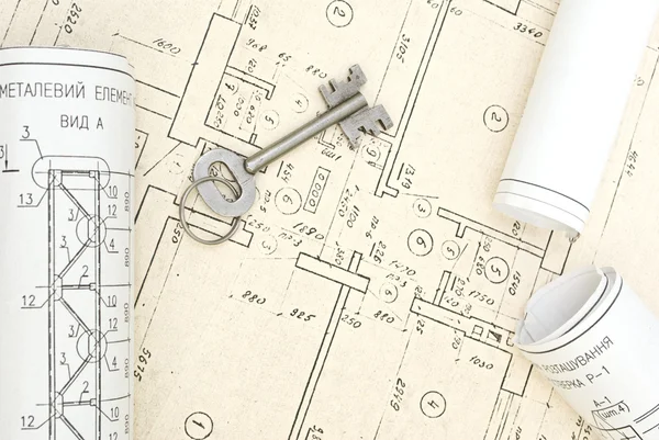 Σχέδιο και διάφορα εργαλεία — Φωτογραφία Αρχείου