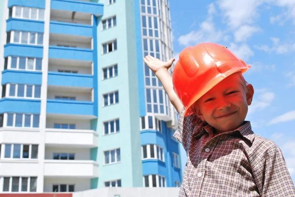 Construtor de meninos — Fotografia de Stock