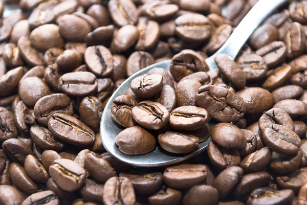 stock image The instant coffee in the spoon