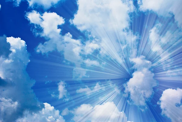 Piękne błękitne niebo — Zdjęcie stockowe