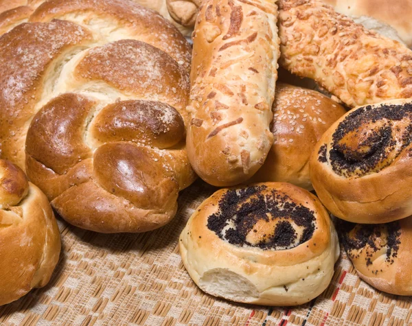 Sortiment de pâine coaptă — Fotografie, imagine de stoc