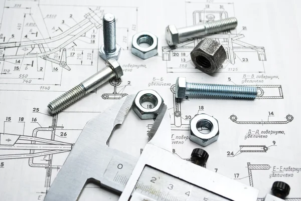 Tools.Mechanics. — Stockfoto