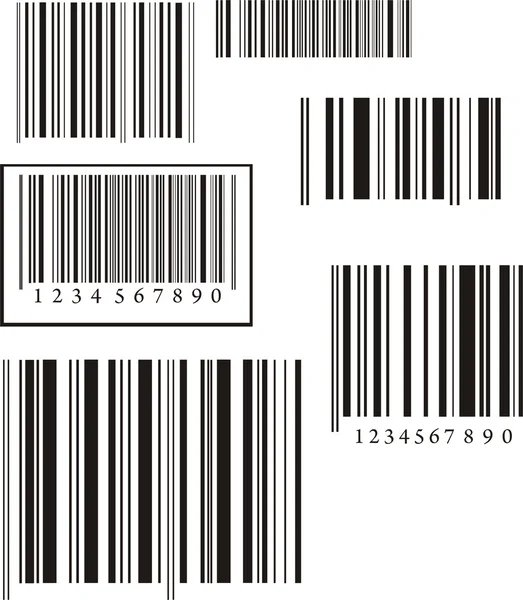 Barcode-collectie — Stockfoto