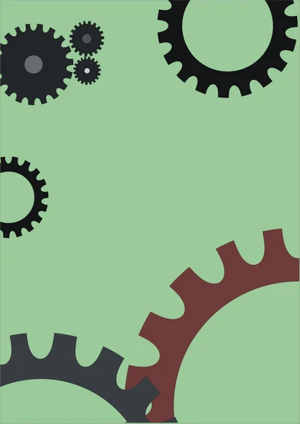 Gears background — Stock Photo, Image