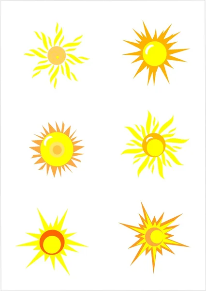 太陽。デザインの要素 — ストック写真