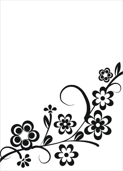 Carte florale — Photo