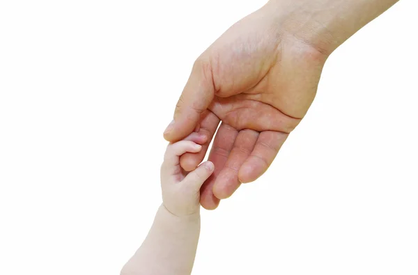 Novorozené ruku — Stock fotografie